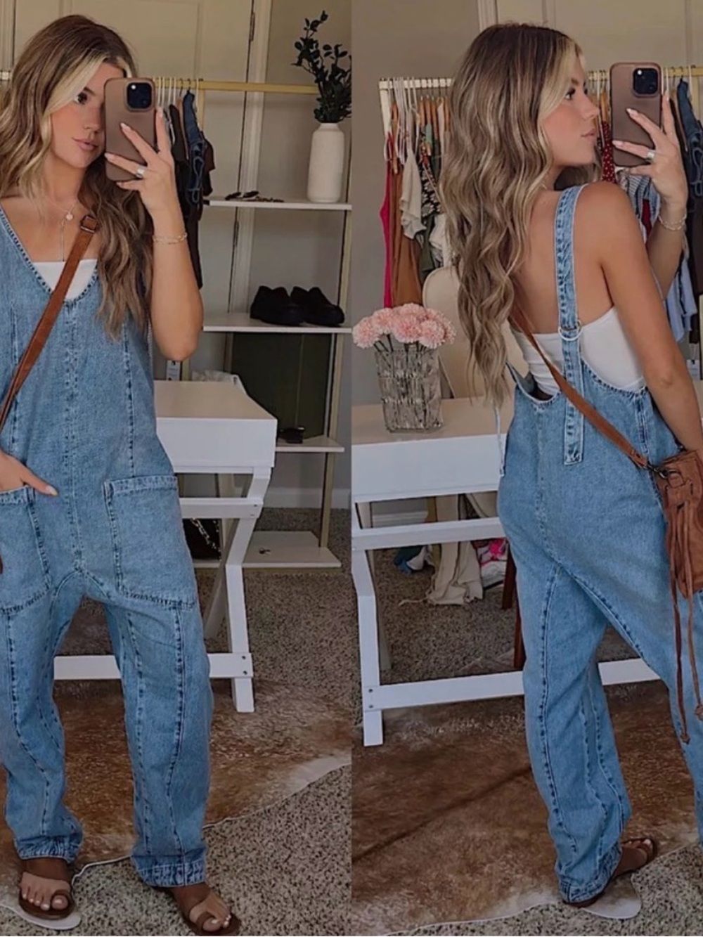 New Free People High Roller Jumpsuit We the Free large - Picture 5 of 12